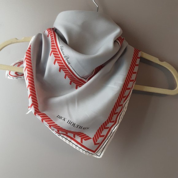 Vintage Dick Holthaus Collection D'Avion Square Flight Attendant Design Scarf - Picture 8 of 12